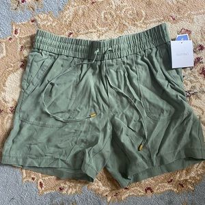 Ellen Tracy Green Casual Shorts